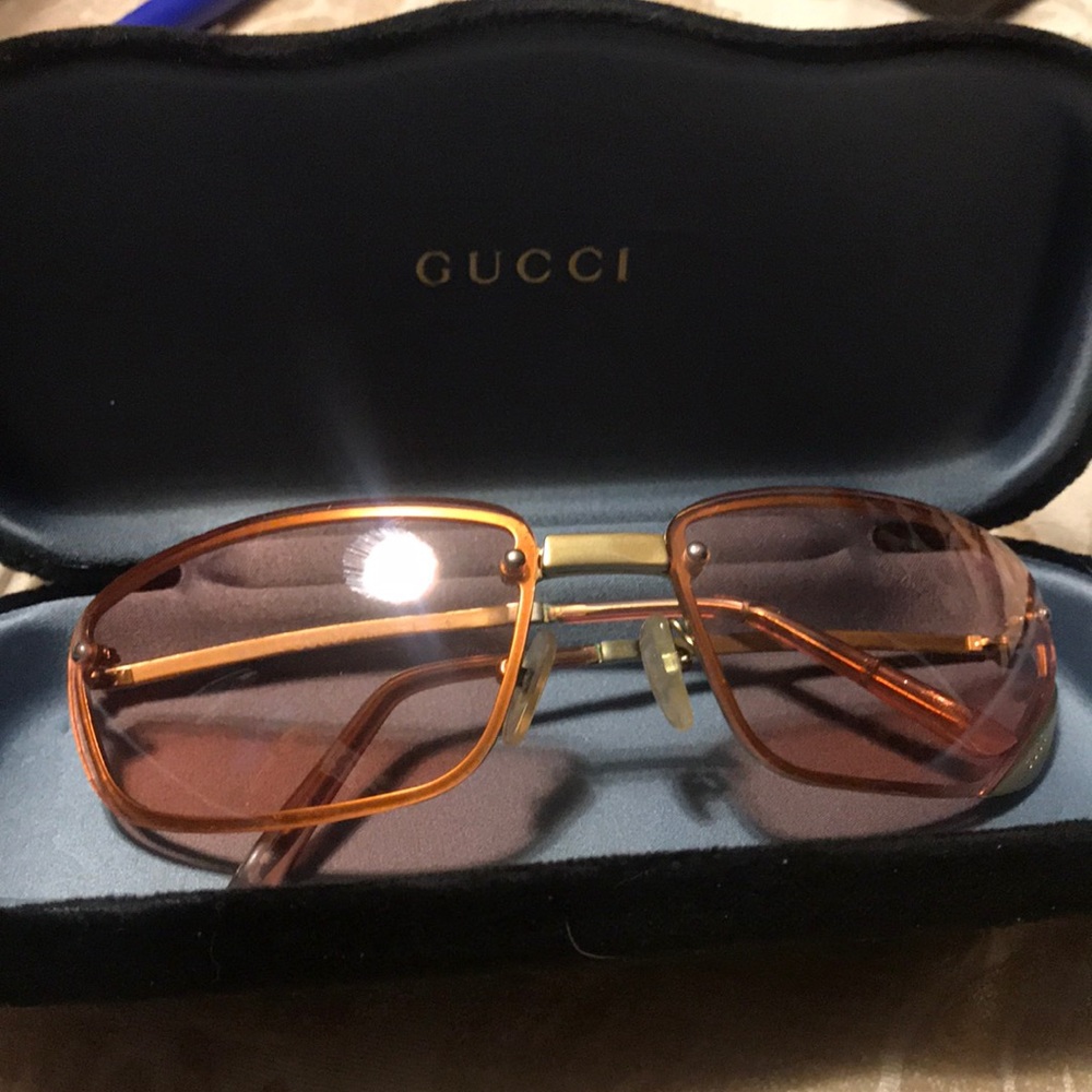 Authentic Gucci pink sunglasses
